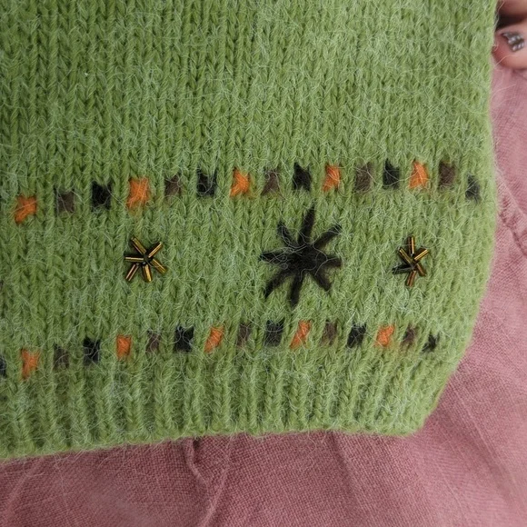 Greek Angora Sweater - Picture 2 of 8